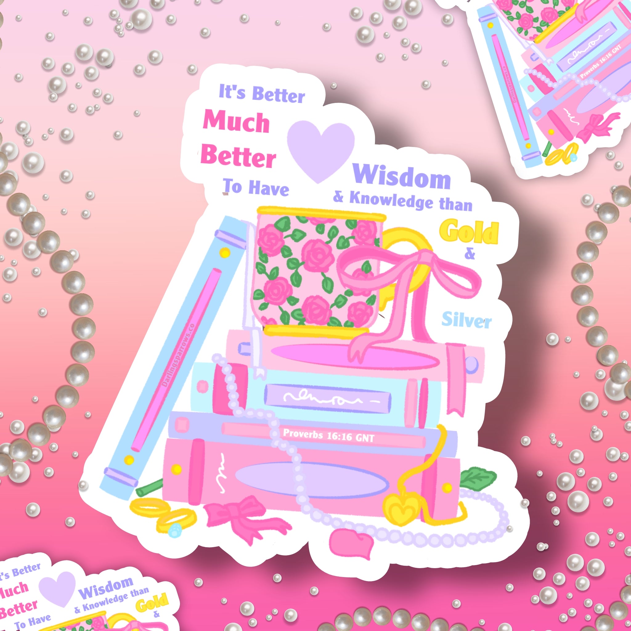 Proverbs 16:16 sticker