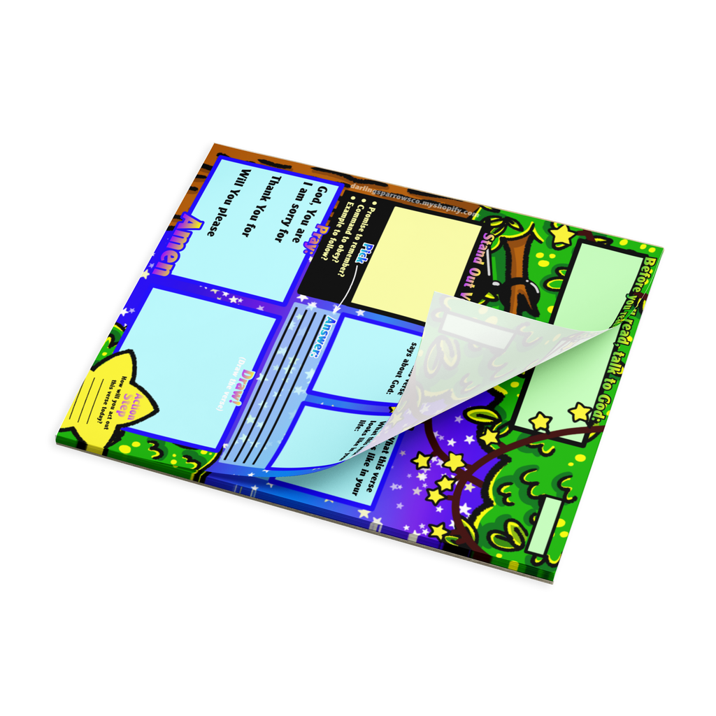 Verse Mapping Notepad for Kids