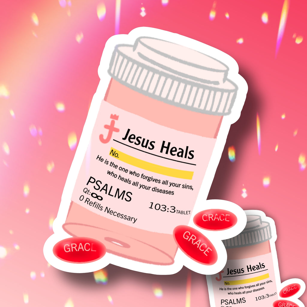 Bottle of Grace - sticker